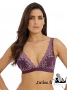 Soutien-gorge sans armatures Italian Plum WACOAL EMBRACE LACE sur Lutine.fr