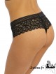 Tanga Noir WACOAL RAFFINE sur Lutine.fr