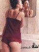 Short Rouge Spinelle SIMONE PERELE SATIN SECRETS sur Lutine.fr