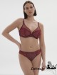 Soutien-gorge décolleté plongeant Rouge Spinelle SIMONE PERELE SCENARIO sur Lutine.fr