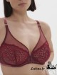 Soutien-gorge décolleté plongeant Rouge Spinelle SIMONE PERELE SCENARIO sur Lutine.fr