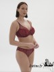 Soutien-gorge décolleté plongeant Rouge Spinelle SIMONE PERELE SCENARIO sur Lutine.fr