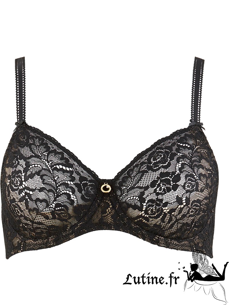 Soutien Gorge Balconnet Dentelle Noire Rosessence Aubade Sur Lutine Fr